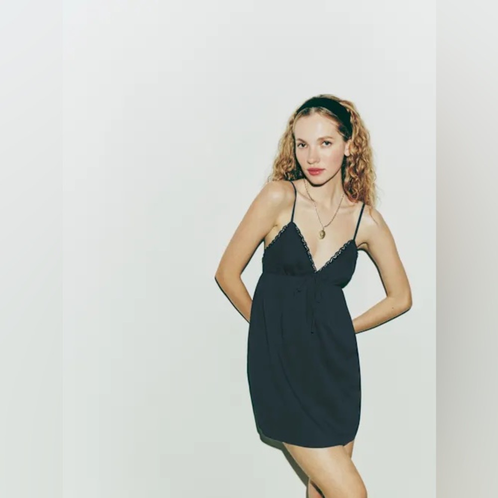 Reformation Idella Dress Black - Size S
